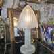 Daum nancy france – art deco frosted glass mushroom lamp – circa 1930, h55cm