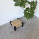 Small low stool or footrest DLC Audoux Minet