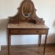 Antique dresser with pink marble.