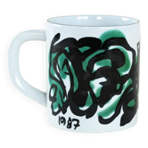 Mug en porcelaine, design danois, 1987, designer : Mogens Andersen