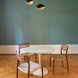 4 chairs model 78 by Nils O. Moller 1960