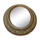 Miroir oval en bois doré XIXeme 46cm
