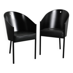 Paire de fauteuils Costes