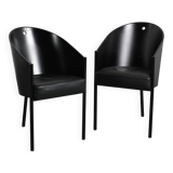 Pair of Costes armchairs by Philippe Starck, circa 1984.