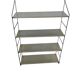 Vintage metal wall shelf/shelf/coatrack