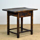 Country pine farmhouse side table, circa 1900