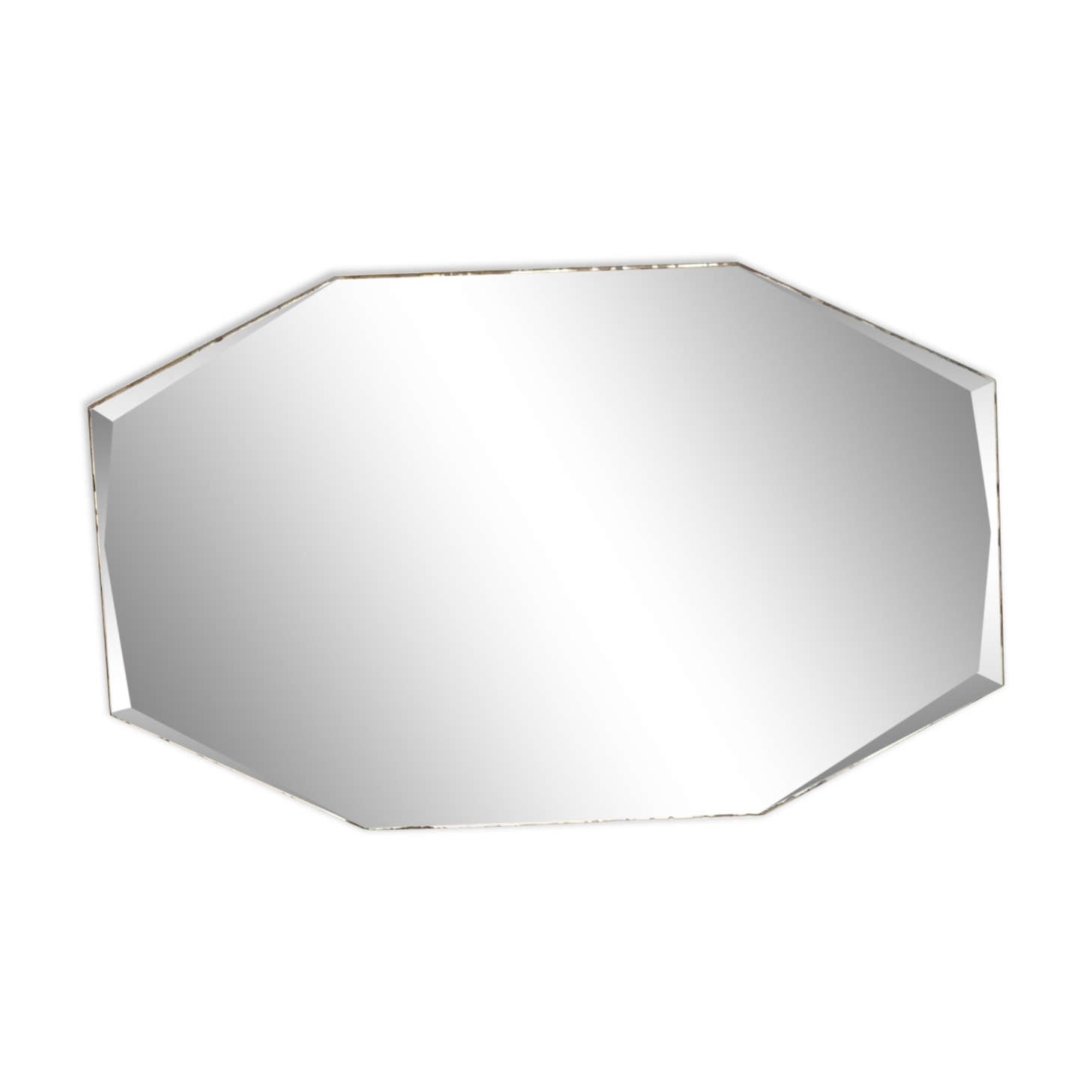 Art Deco beveled mirror  60x36cm
