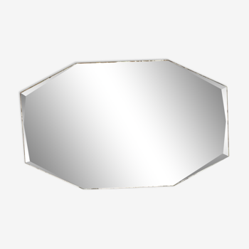 Art Deco beveled mirror  60x36cm