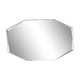 Miroir biseauté art déco 60x36cm