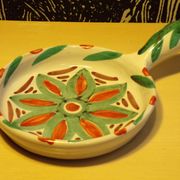 Ceramic fondue pot by Antoine Fazio Vallauris