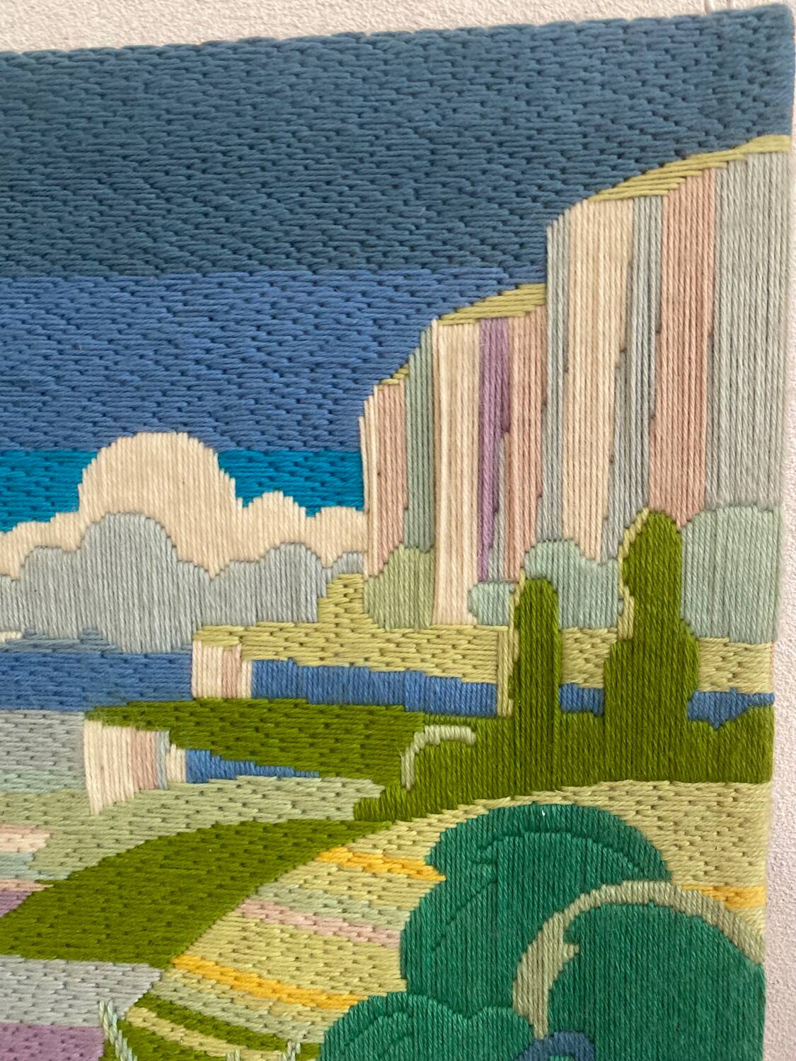 Colorful vintage tapestry