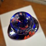 Blown glass bottle signed GAMBIER 1993