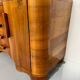 Antique walnut sideboard in Art Deco style from the 1930s.