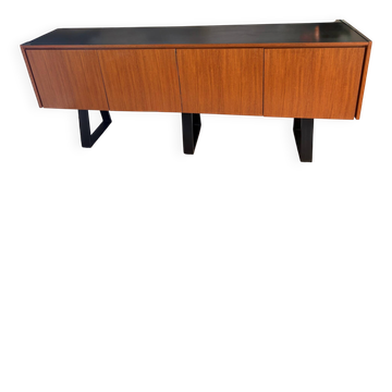 Enfilade vintage en teck – Style scandinave années 60/70 – 230 cm