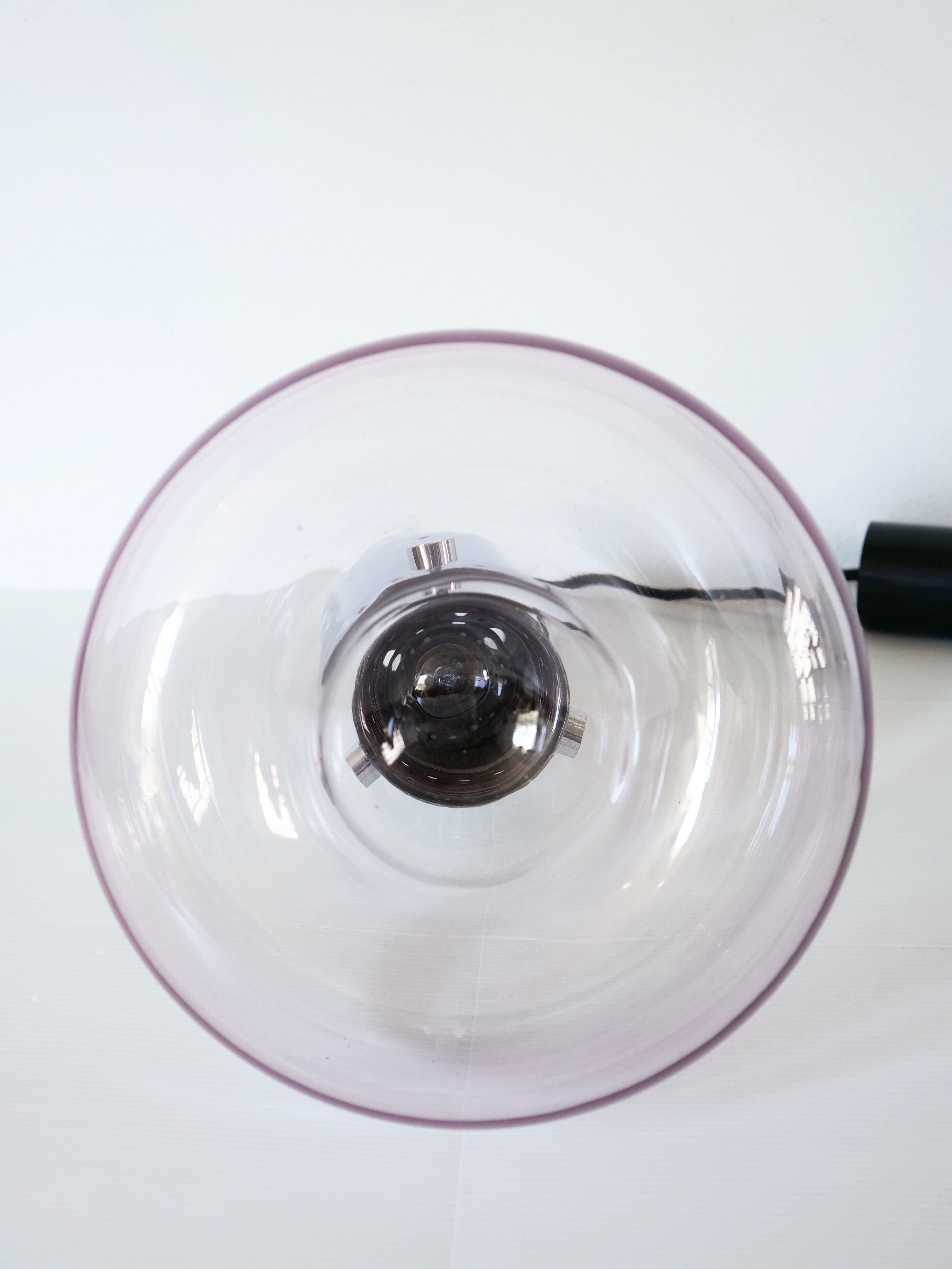 Organically shaped suspension glashütte limburg 1970