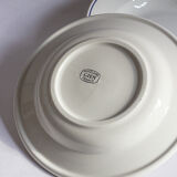 Set of six hollow plates - Faïencerie de Gien - Vintage