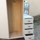 Asymmetrical cabinet