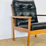 Scandinavian armchair in teak 1960