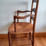 Paire de fauteuils de nourrice, style provençal 19ème siècle