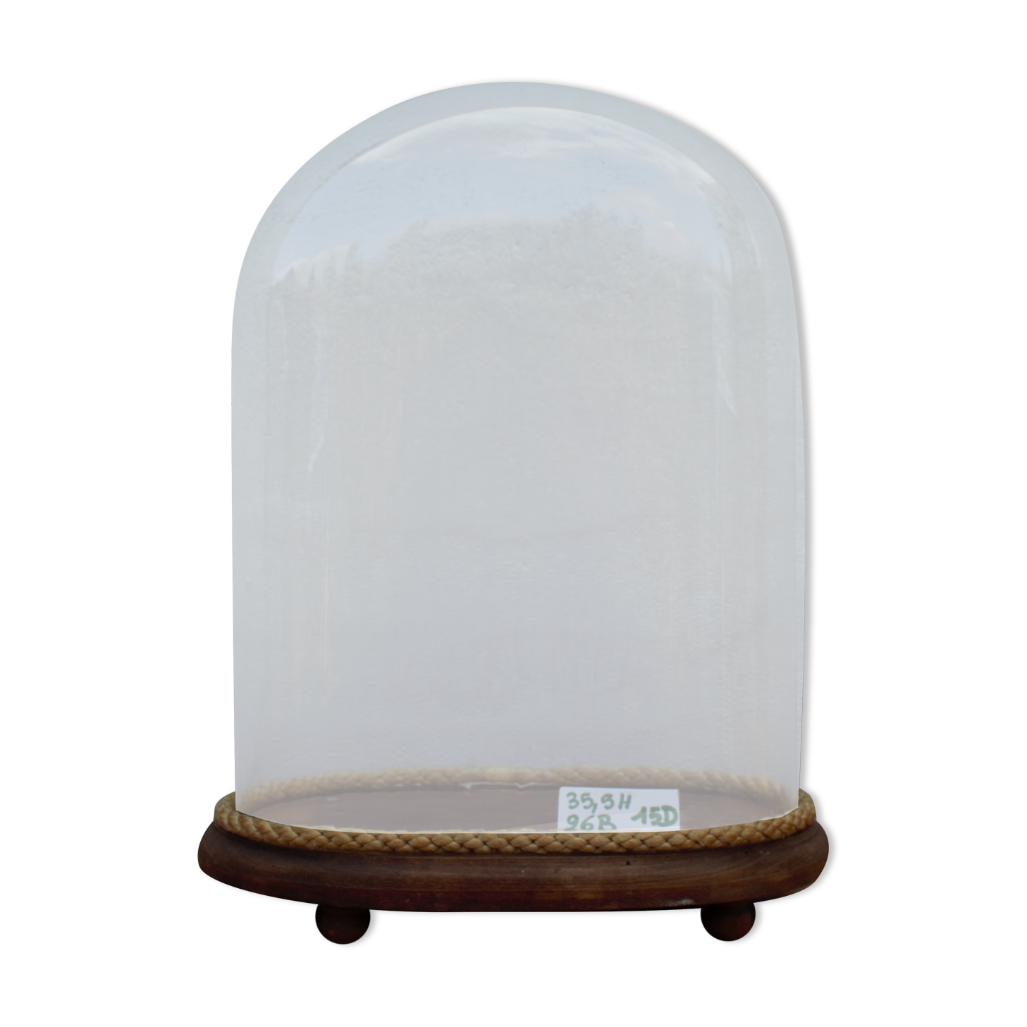 Old wedding glass globe