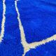 Moroccan blue decorated rug 250cm x 150cm