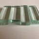 Set of 4 modernist crystal knife holders