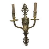 Louis XVI style wall lamp in bronze