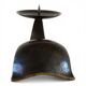 Bauhaus Sculptural Bronze Candlestick by Benno Meyer, 1930