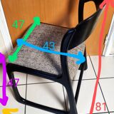 Set of 4 Baumann sleigh chairs