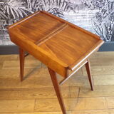 Vintage sewing furniture sliding panels