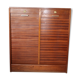 Meuble classeur bas à rideaux double