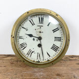 Antique brass navy ship clock