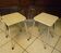 2 Scandinavian Style Stools in Formica and Chrome Steel, 1950s-60s