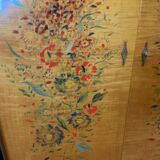 Exquisite 1950s neoclassical sycamore secretaire by Frères De Coene, Belgium.