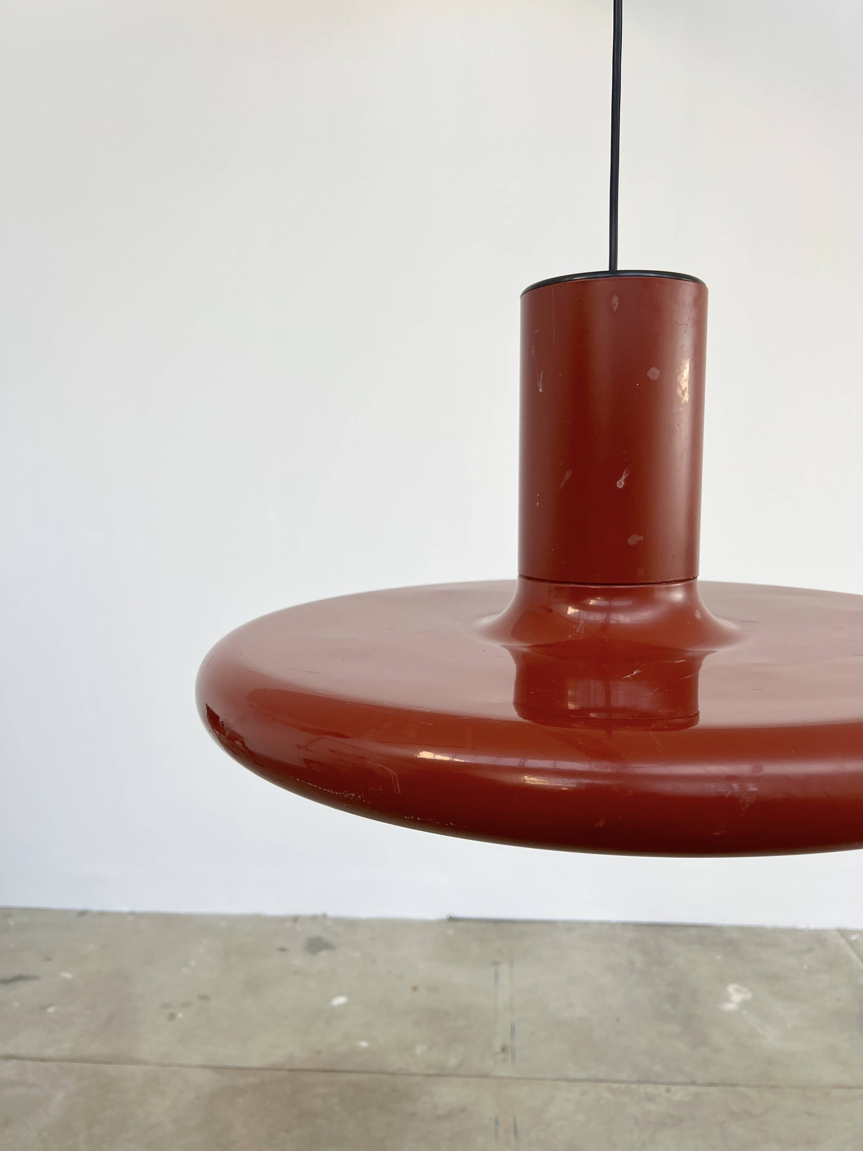 Lita dome suspension 58 vintage brick red