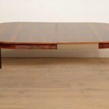 Vintage round dining table | extendable | Rosewood
