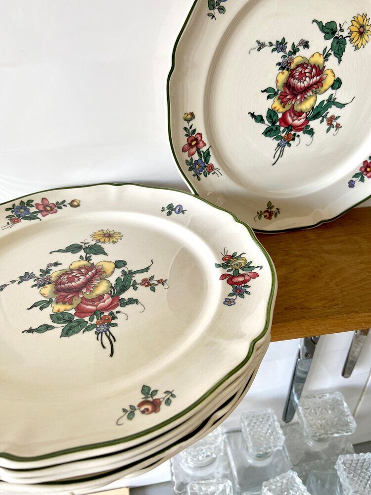 6 porcelain plates Villeroy & Boch