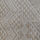 Hand-woven margoum rug in natural wool