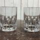 Set of 6 crystal whisky tumblers from Baccarat, Rotary model.