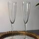 2 Baccarat champagne flutes