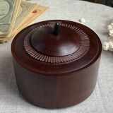 Carved wooden bonbonnière