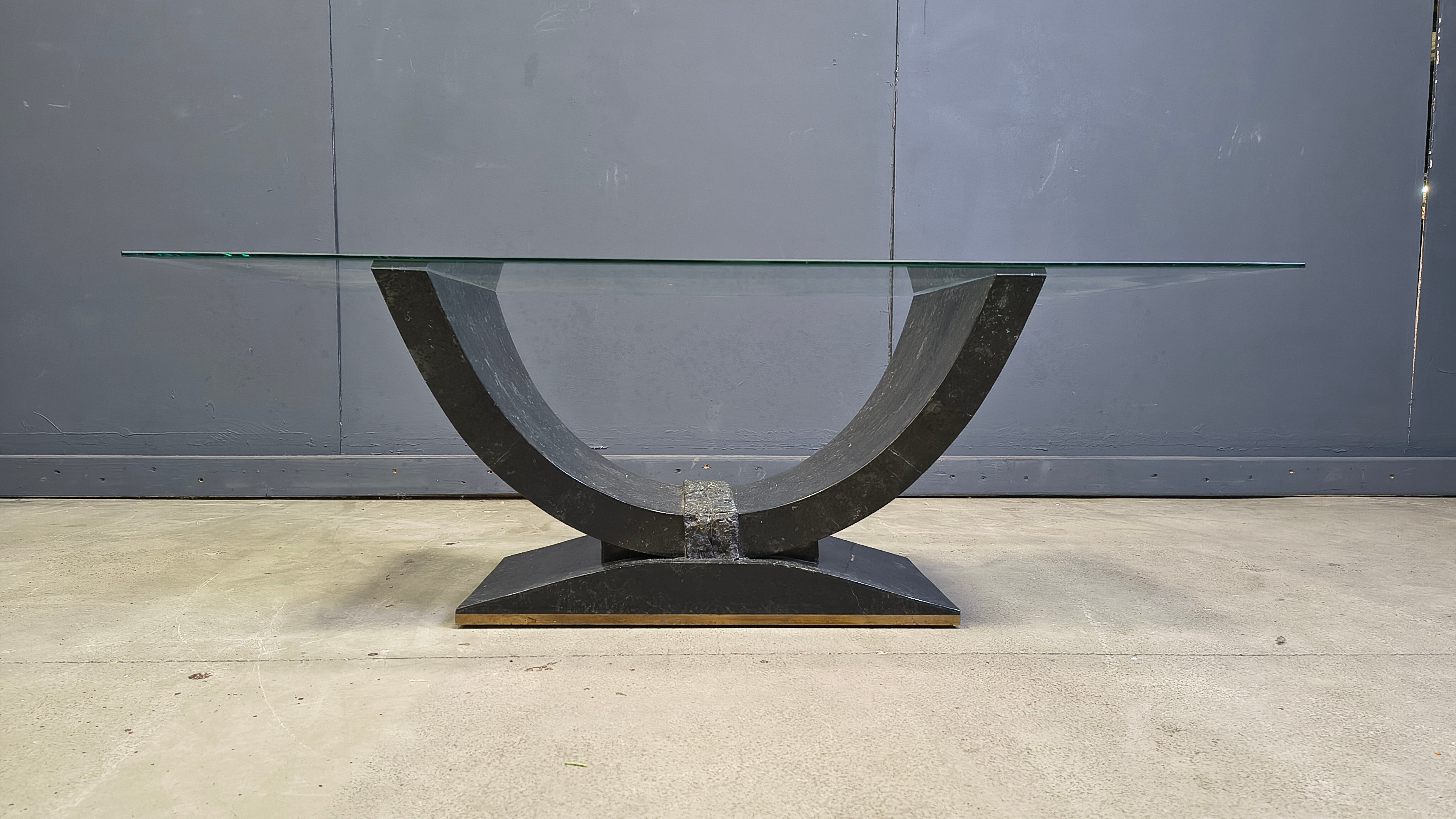 Vintage tessellated coffee table by Maitland Smith, 1980s