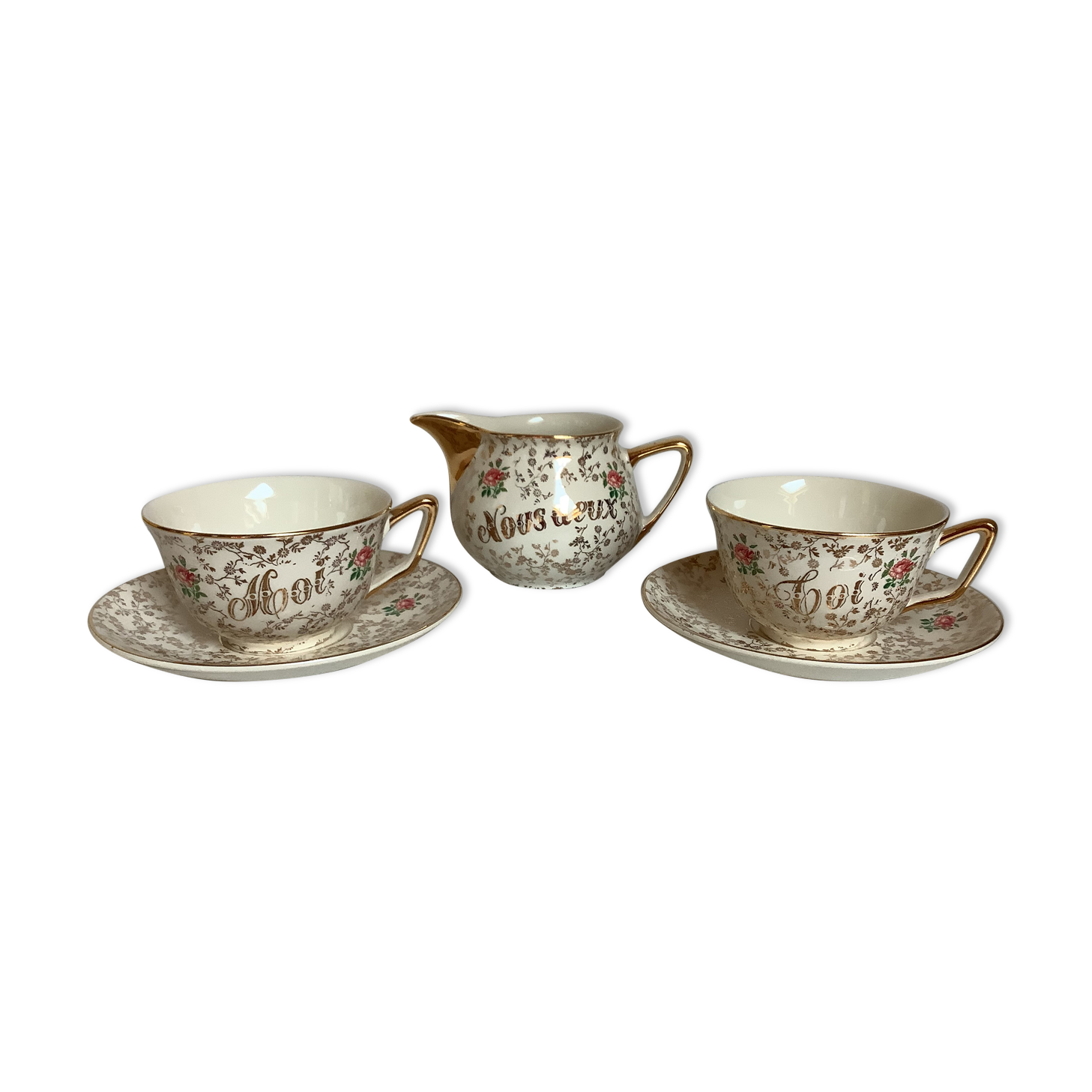 Old breakfast set you and me villeroy and boch