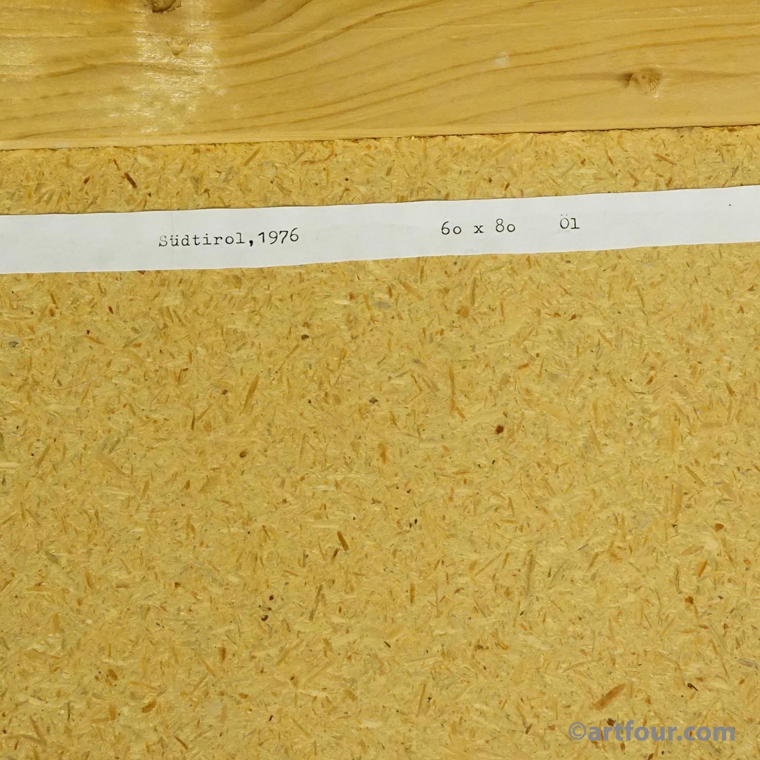 Oil painting by Alexander Michael – South Tyrol, 1976