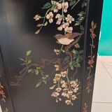 Black lacquered Chinese sideboard