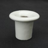 Porcelain inkwell with thick crown and curved bottom