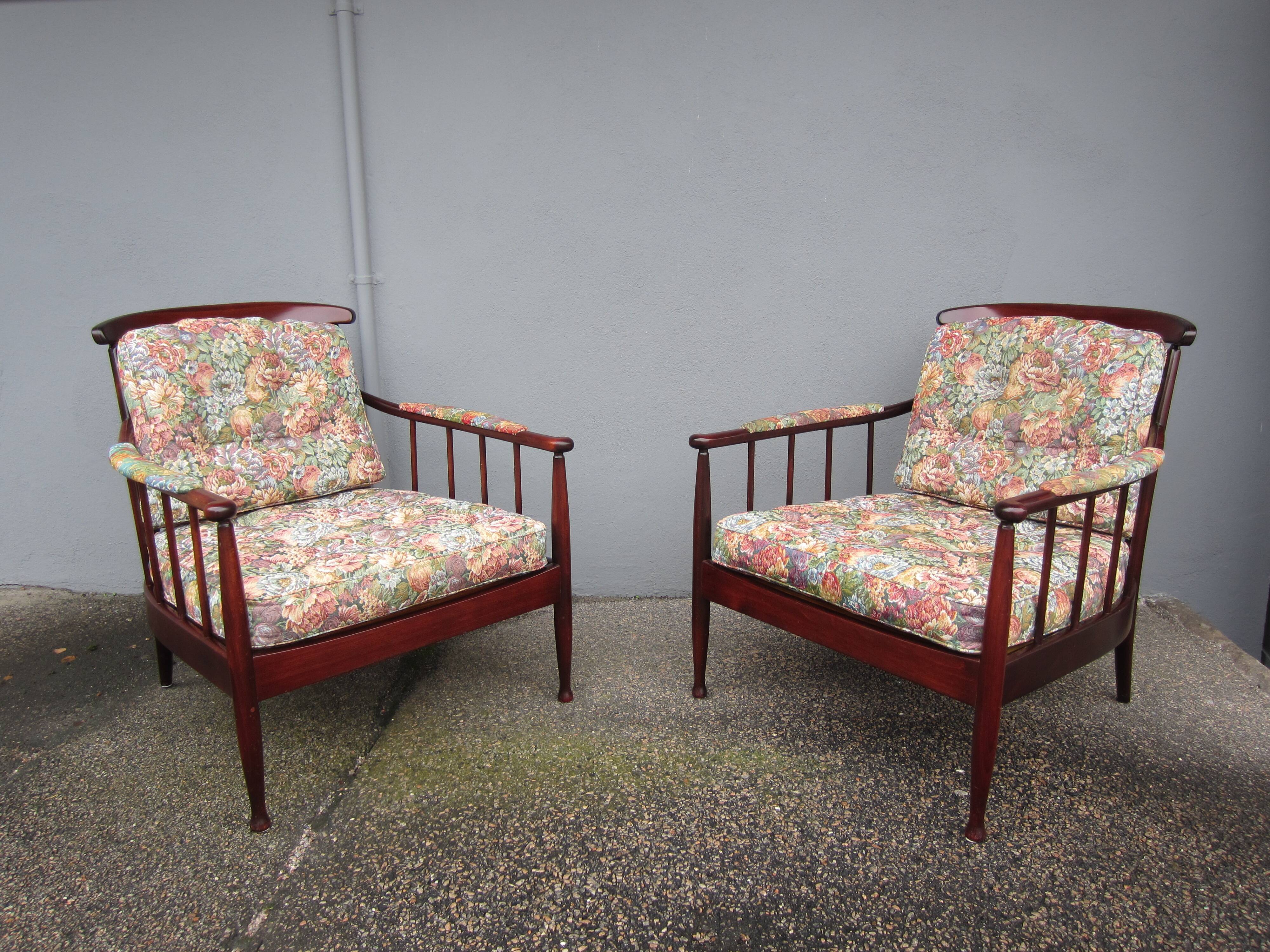 Scandinavian Skrindan armchairs by Kerstin Hörlin-Holmquist for OPE Möbler