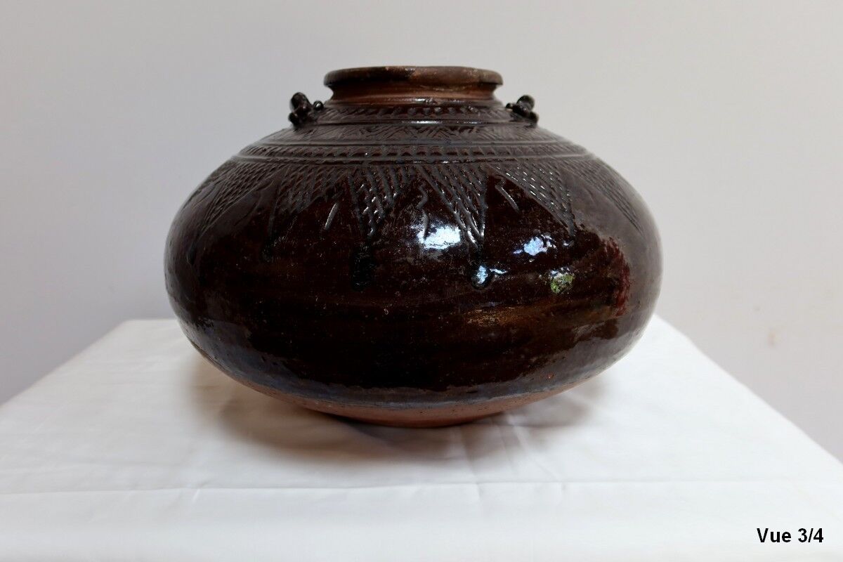 Glazed terracotta panse - 1900