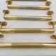 Lot de 17 Barres de Portes en Laiton Art déco