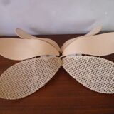 Duo of pink corolla sconces